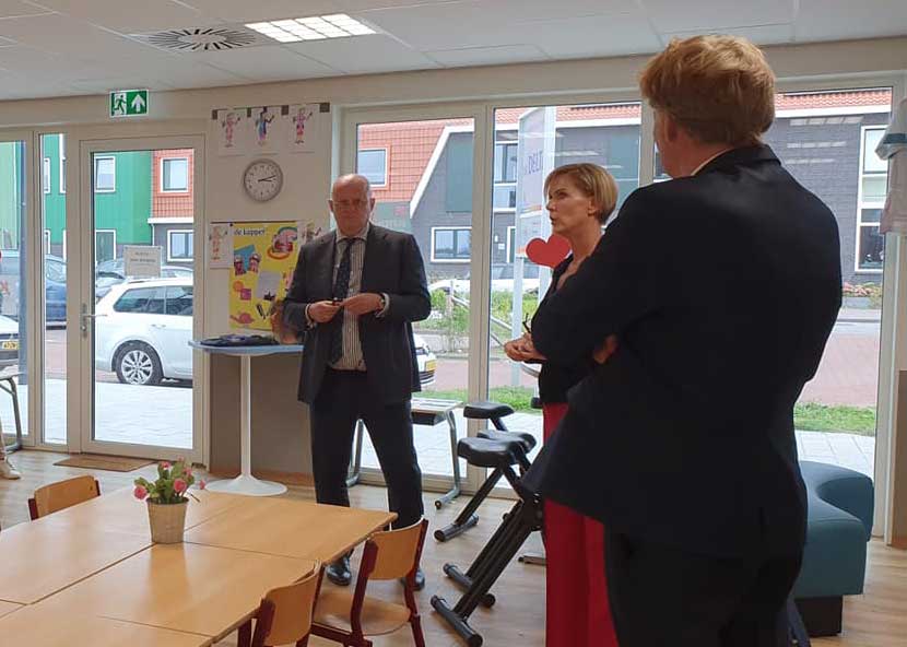Minister Grapperhaus bezoekt OBS De Delta