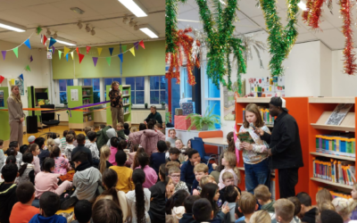 Opening bibliotheken op basisscholen In ’t Veld en Hannie Schaft